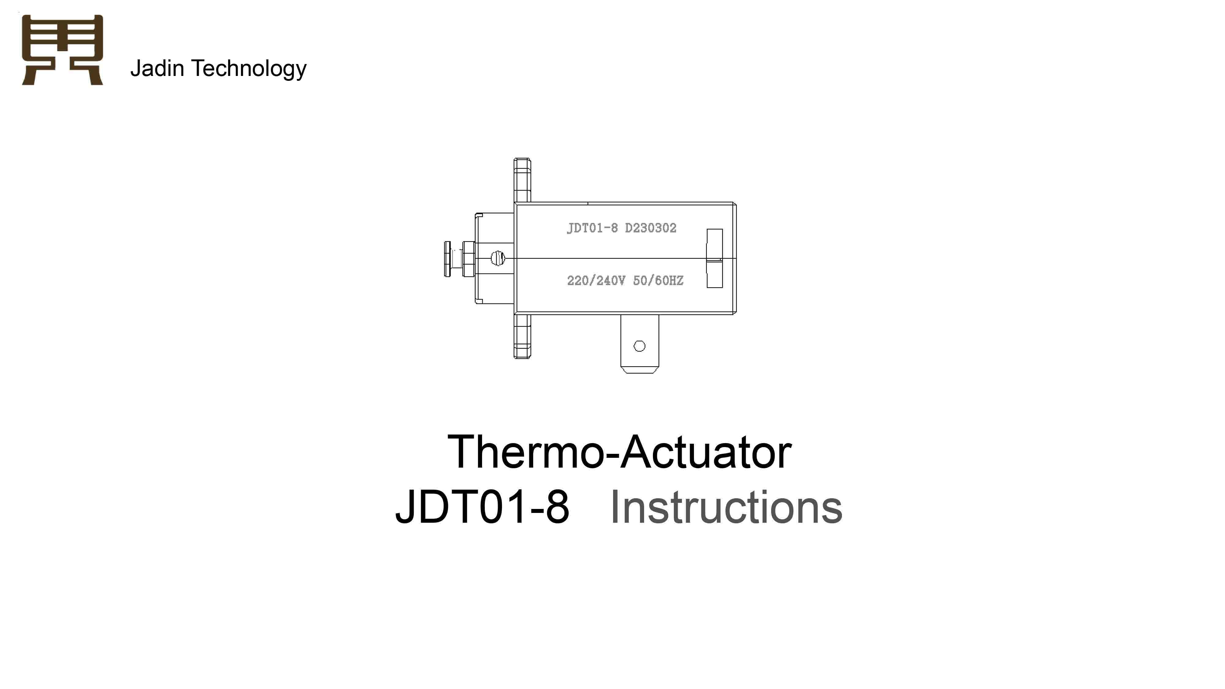 Thermo-Actuator JDT01-8